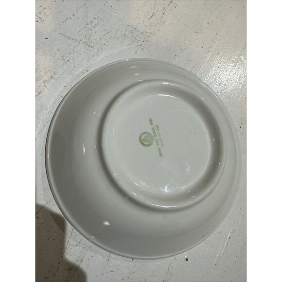 Over and Back Pink & Green Pasta Bowl Italy 8.25 x 1.75 - Picture 3 of 4